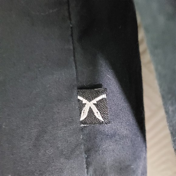 ARTFUL DODGER 3X Black, Gray Embroidered, Military, Button Front Shirt Jacket - Picture 12 of 13